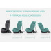 FKinderKraft FOTELIK SAMOCHODOWY obrotowy 360 czarno-szary 40-150 CM i-Size R129 ISOFIX
