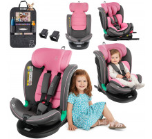 KinderKraft LEONARDO 360 Pink-Gray 40-150 CM R129 ISOFIX