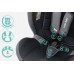 FKinderKraft FOTELIK SAMOCHODOWY obrotowy 360 szaro-black 40-150 CM R129 ISOFIX