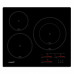CATA Hob | INSB 6028 BK | Induction | Number of burners/cooking zones 3 | Slider Touch | Timer | Juodas