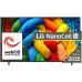LG NanoCell AI NANO80 75NANO80A3B 190,5 cm (75") 4K Ultra HD Smart TV Wi-Fi Czarny