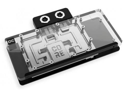 Alphacool Core RX 9070 XT Taichi Wasserblock, Backplate - Acryl, schwarz