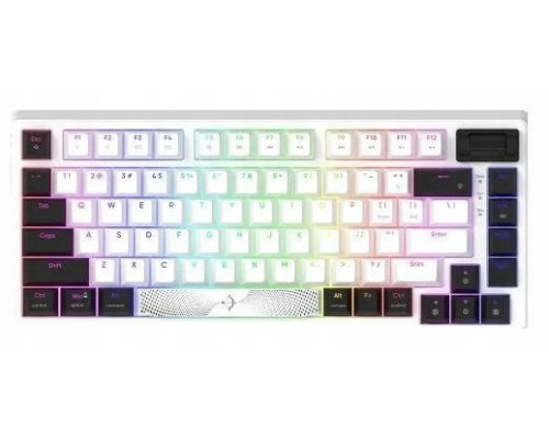 AQIRYS mechaniczna 75%/81 klawiszy przewodowa ADARA MINI white/black