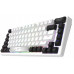AQIRYS mechaniczna 75%/81 klawiszy przewodowa ADARA MINI white/black