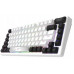 AQIRYS mechaniczna 75%/81 klawiszy przewodowa ADARA MINI white/black