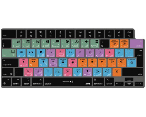 Jcpal VerSkin Przewodnik po skrótach Final Cut do MacBook Pro 14"/16" i MacBook Air 13" JCP2520