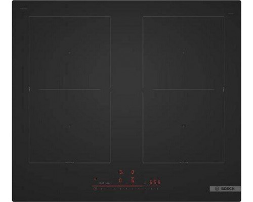 Bosch PVQ61CHB1E płyta kuchenna Czarny Wbudowany 59.2 cm Płyta indukcyjna strefowa 4 stref(y)