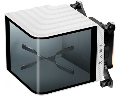 TRYX Panorama CPU-Wasserblock, AMOLED-Display, Intel- und AMD-Sockel - weiß
