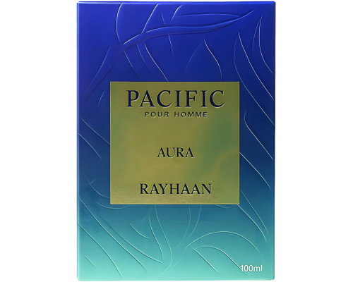 Rayhaan Pacific Aura Eau De Parfum For Men, 100 Ml