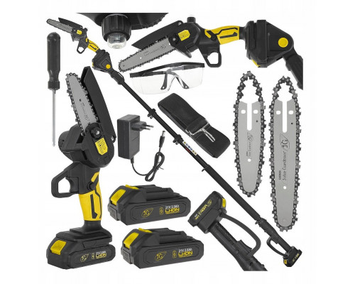 akumulatorowa 6" w walizce 2x2.0Ah 21V – zestaw XXL z wysięgnikiem teleskopowym 1.65-2.50m (10)