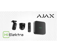 Ajax Kamera HL - kopułka (metalowa) TurretCam (8 Mp/2.8 mm) (8EU) - czarny