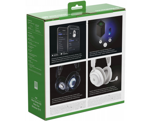 SteelSeries Arctis Nova 7X Wireless Gen 2 Zestaw słuchawkowy Bezprzewodowy Opaska na głowę Gaming Bluetooth Biały