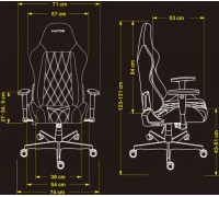 Hator Darkside 3 M Fabric Black