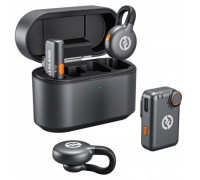 Hollyland LARK M2S Mini Combo wireless lavalier microphone, star gray