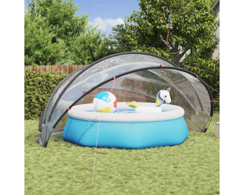 vidaXL Przezroczysta kopuła basenowa 500 x 500 x 236 cm PVC