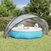 vidaXL Przezroczysta kopuła basenowa 500 x 500 x 236 cm PVC