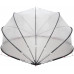 vidaXL Przezroczysta kopuła basenowa 500 x 500 x 236 cm PVC