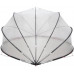 vidaXL Przezroczysta kopuła basenowa 500 x 500 x 236 cm PVC