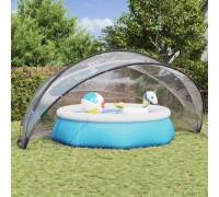 vidaXL Przezroczysta kopuła do basenu 546 x 516 x 250 cm PVC
