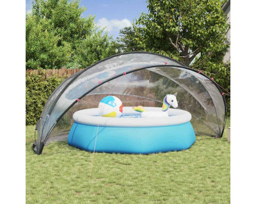 vidaXL Przezroczysta kopuła do basenu 546 x 516 x 250 cm PVC