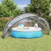 vidaXL Przezroczysta kopuła do basenu 546 x 516 x 250 cm PVC
