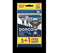 DORCO Pace 4 Pro Jednorazowa maszynka do shaving 4 ostrza 1 op. - 4 szt.