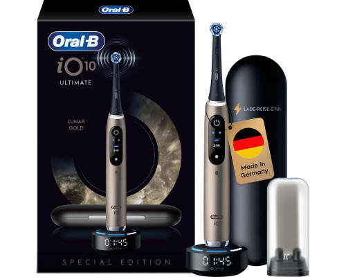 Brush Oral-B iO10 Electric Toothbrush, Lunar Gold