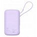 Baseus Poerbank Qpow Pro+ 10000mAh 22.5W with built-in USB-C cable - violet