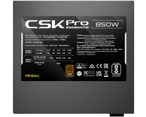 Antec SIGNATURE CSK850 PRO ATX3.1 zasilania 850 W 20+4 pin ATX ATX