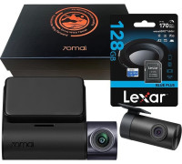 70Mai Dash Cam A410 + RC21 Rear Camera + 128GB Lexar Card (Gift Box)