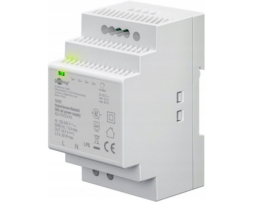 na szynę DIN 24 V (DC), 2,5 A, 60 W