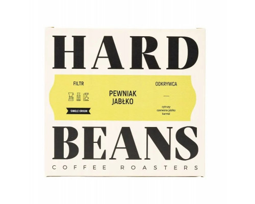 Hard Beans Coffee Pewniak z jabłkiem do filtrów 250g
