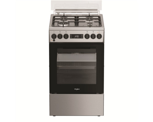 Whirlpool Cooker | W5G8LMSWTX | Hob type  | Oven type Electric | Stainless steel | Width 50 cm | Depth 60 cm | 60 L