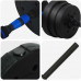 vidaXL Zestaw hantli 2 w 1 Black i blue 121 x 19,5 x 19,5 cm