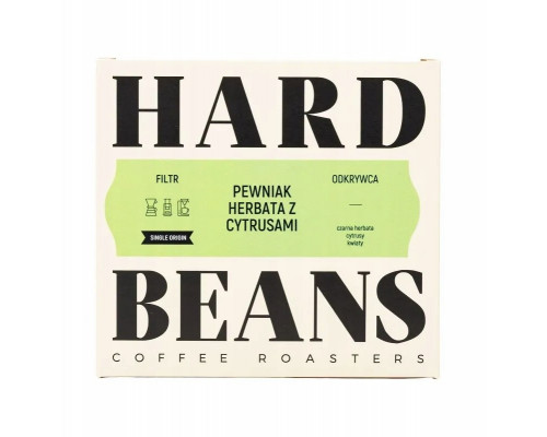 Hard Beans Coffee Pewniak Herbata z Cytrusami Filtr 250g