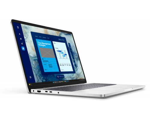 DELL Pro 16 PC16250 Intel Core Ultra 7 255U Laptop 40,6 cm (16") Full HD+ 16 GB DDR5-SDRAM 512 GB SSD Wi-Fi 6E (802.11ax) Windows 11 Pro Amerykański międzynarodowy Platyna, Srebrny