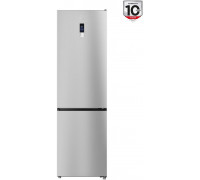 TCL Refrigerator | RP456BLE0 | Energy efficiency class E | Free standing | Combi | Height 201 cm | No Frost system | Fridge net capacity 314 L | Freezer net capacity 142 L | Display | 39 dB | Silver