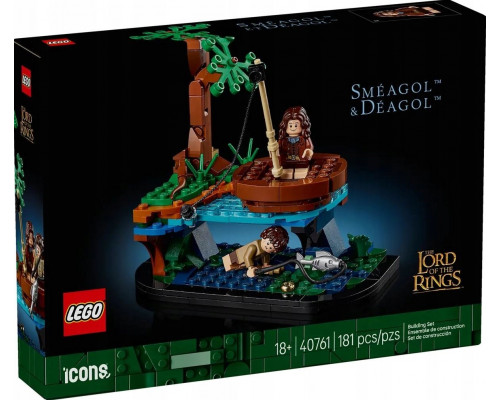 LEGO Icons Władca pierścieni: Sméagol™ i Déagol™ (40761)