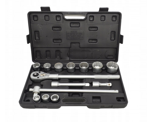 AWTOOLS ZESTAW KLUCZY NASADOWYCH 12KĄTNYCH 14 ELEMENTÓW 3/4"