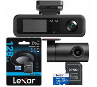 70mai T400 3 kanałowa + Karta Lexar 128GB