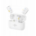 2x Mini Bezprzewodowy Krawatowy 100m Do Apple Iphone Lightning / Minipods K2 / Lightning / White