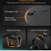 Gaming galds SENSE7 Rong narożne Black