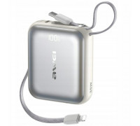 Awei AS-181 10000mAh 35W USB-C + kable Lightning / USB-C silver