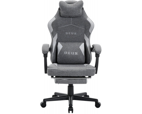 z tkaniny DEUS Edge Gray-2 with footrest