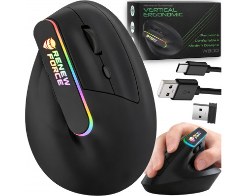 Myszka wertykalna Ergonomiczna pionowa MYSZ WiFi Bluetooth BT