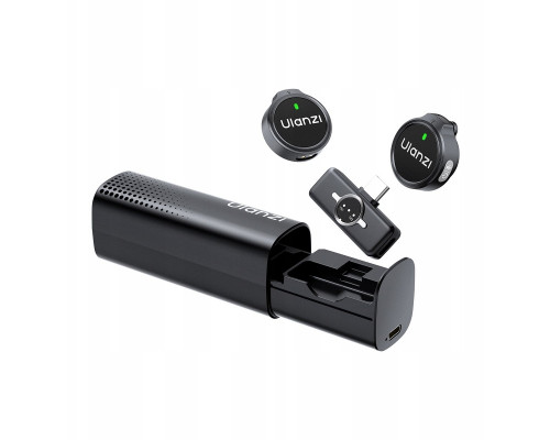 2x Bezprzewodowy 100 M Na Usb C Usbc Etui Ładujące Ulanzi / A21 / A053