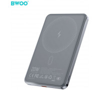 BWOO P79 ultracienki  5000mAh  ładowaniem Magneticm Grey
