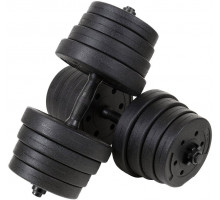 Funfit Dumbbells 4256 bituminous 2 x 15 kg