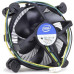 Intel Intel E97378-001, Air cooler, Aluminium, Black