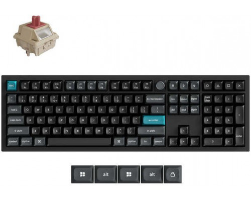 Keychron KEYBOARD WRL Q6 ULTRA/BLACK Q6U-M1 KEYCHRON Q6U-M1 (4894979048608)
